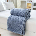 Paris Weave Jacquard Fleece Blanket — product feature detail