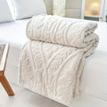 Paris Weave Jacquard Fleece Blanket — alternate angle view