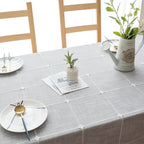 Pastoral Plaid Tablecloth — product detail view