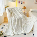 Pebble Touch Ultra Soft Throw Blanket — product in use