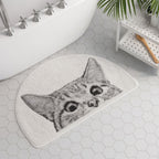 Peeping Kitty Bath Mat — product close-up