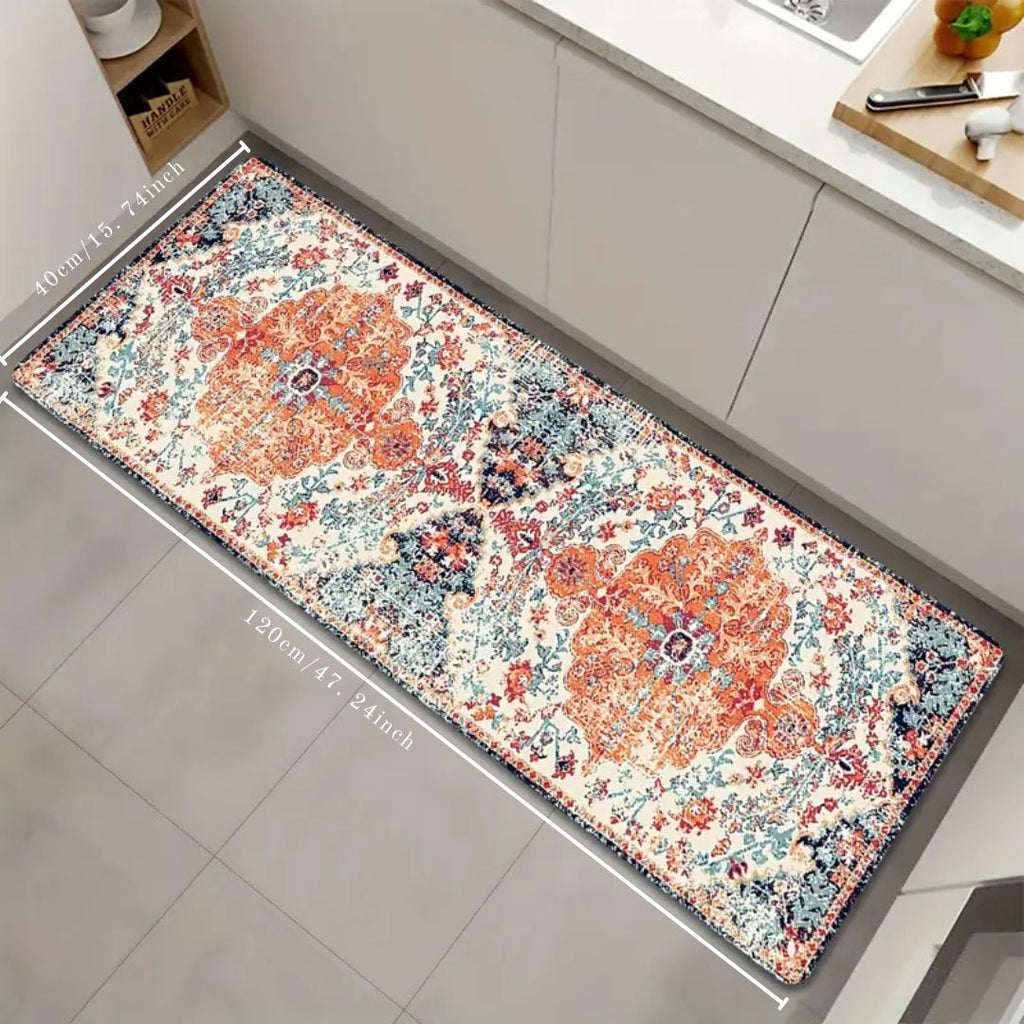 Vintage Bloom Comfort Anti-Fatigue Kitchen Mat — alternate angle view