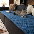 Pet-Proof Textured Quilted Sofa Protector Slipcover — product close-up