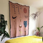 Pink Muse Woven Blanket — main product photo