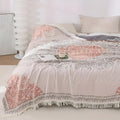 Scandi Chic Cotton Blanket — alternate angle view