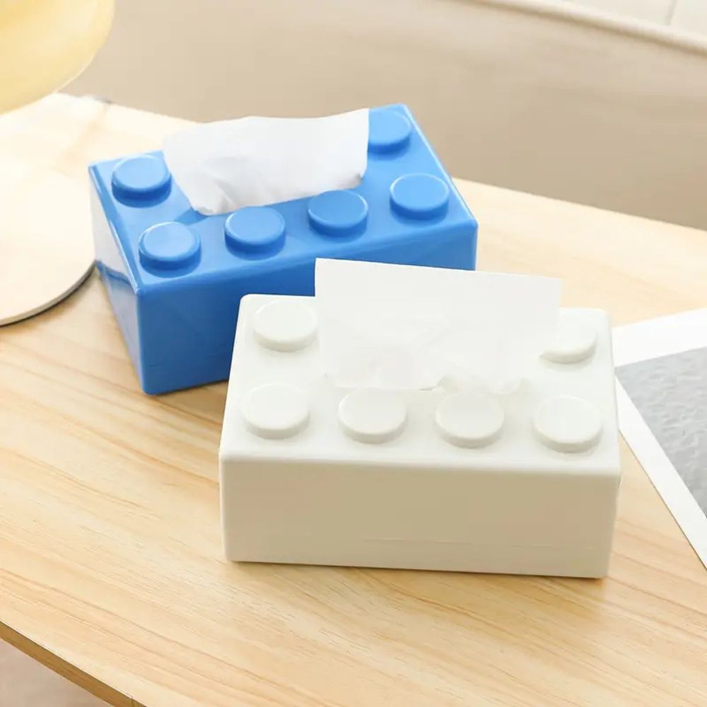 Playful Building Blocks Tissue Holder — product detail view