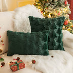 Plush Christmas Tree Cushion Cover — main product photo