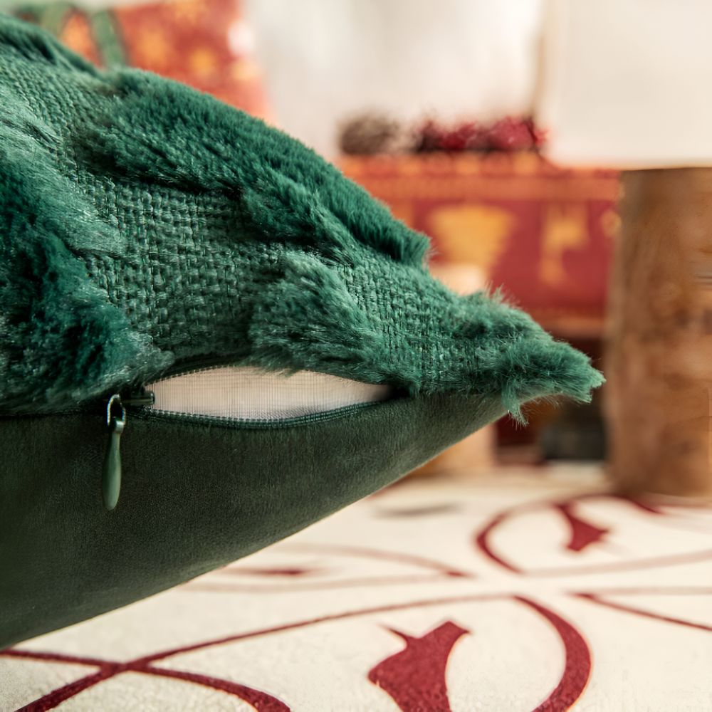 Plush Christmas Tree Cushion Cover — product close-up