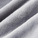 Plush Fleece Contrast Trim Bathrobe — product detail view