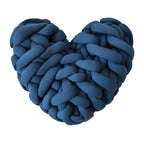 Plush Knotted Heart Shape Cushions — alternate angle view
