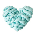 Plush Knotted Heart Shape Cushions — product feature detail