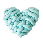 Plush Knotted Heart Shape Cushions — product feature detail