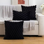 Plush Marshmallow Cushion Cover — material texture close-up