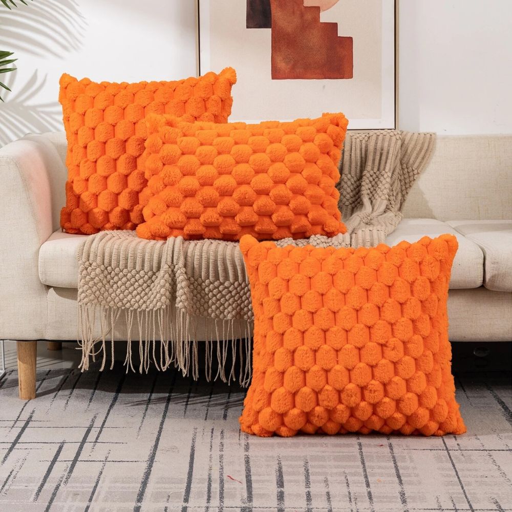 Plush Marshmallow Cushion Cover — alternate angle view
