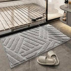 Plush Tufted Non-Slip Bath Mat — product in use