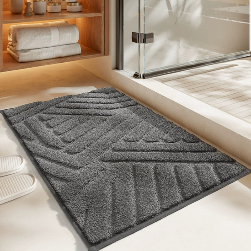 Plush Tufted Non-Slip Bath Mat — alternate angle view