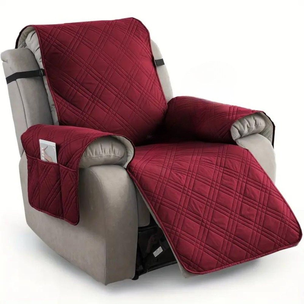 Premium Waterproof Recliner Slipcover — alternate angle view
