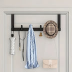 Quick Hang 5-Hook Door Rack — product in use