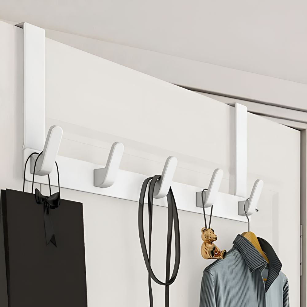 Quick Hang 5-Hook Door Rack — alternate angle view