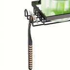 Quick Reach Hanging Bathroom Caddy — alternate angle view