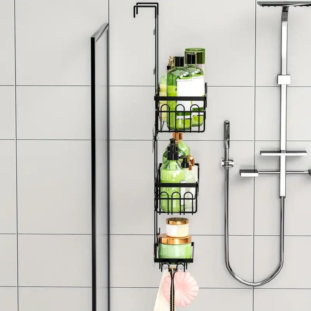 Quick Reach Hanging Bathroom Caddy — product feature detail