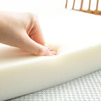 Quilted Japanese-Inspired Seat Cushion — size and scale reference