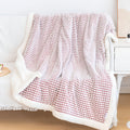 Warm Waffle Sherpa Blanket — alternate angle view