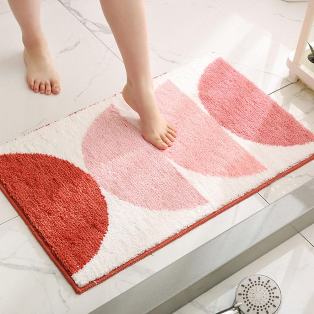 Rainbow Sunset Soft Bath Mat — main product photo