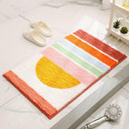 Rainbow Sunset Soft Bath Mat — product detail view