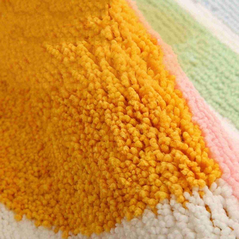 Rainbow Sunset Soft Bath Mat — additional view