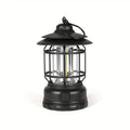 Retro Glow Camping Lantern Lamp — alternate angle view