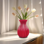 Ripple Form Decorative Vase — product feature detail