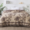 Rosewood Grace Throw Cotton Blanket — alternate angle view