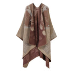 Runestone Reverie Reversible Poncho — product in use