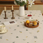 Rustic Bloom Tassel Tablecloth — product close-up