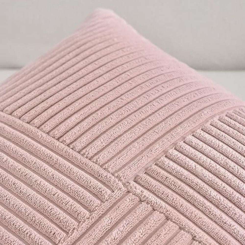 Rustic Corduroy Cushion Cover — size and scale reference