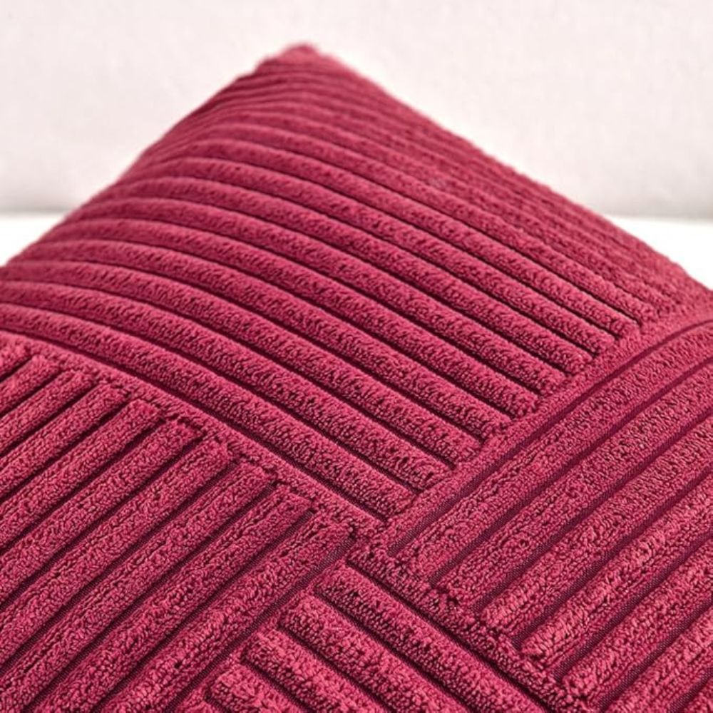 Rustic Corduroy Cushion Cover — additional view
