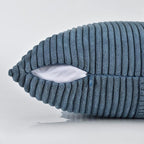 Rustic Corduroy Cushion Cover — product in use