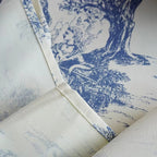 Rustic Ink-Style Print Table Cloth — alternate angle view
