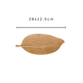 Rustic Leaf Wooden Serving Trays — lifestyle shot