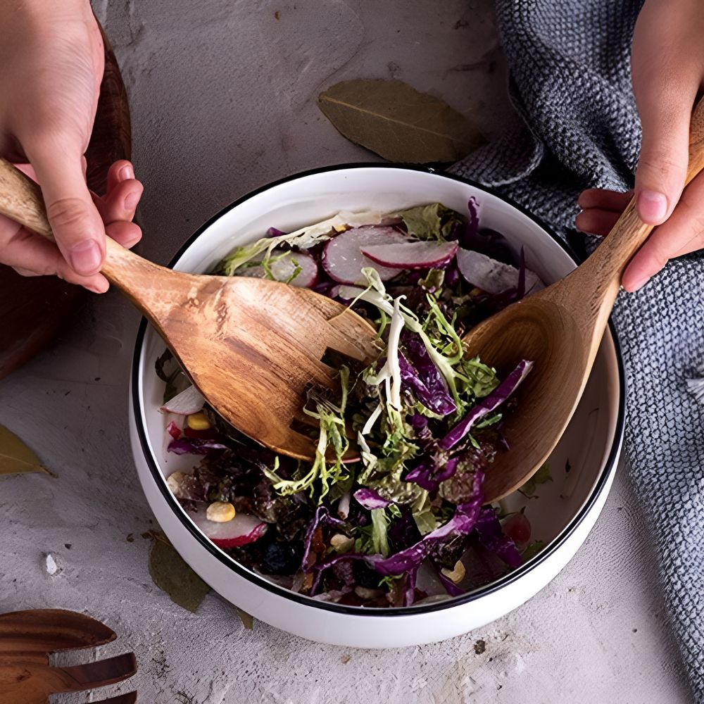 Rustic Teak Serving Set | 2 Pcs — main product photo