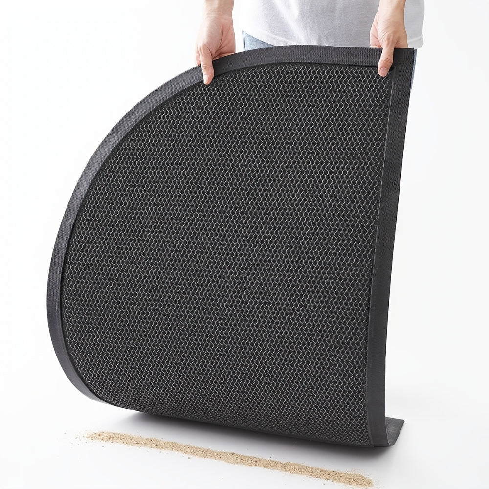 Rynel Semi Circle Doormat | Non-Slip Entrance Mat — product detail view