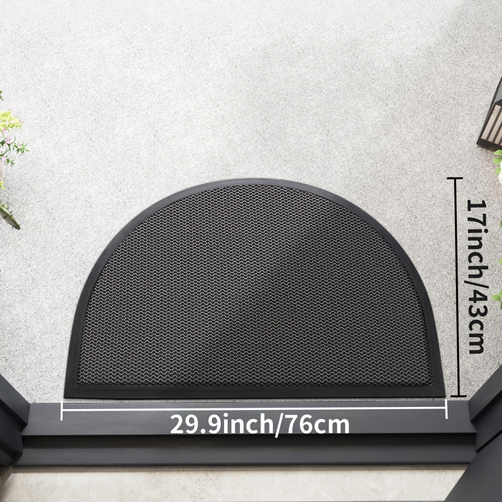 Rynel Semi Circle Doormat | Non-Slip Entrance Mat — product close-up