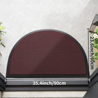 Rynel Semi Circle Doormat | Non-Slip Entrance Mat — product in use
