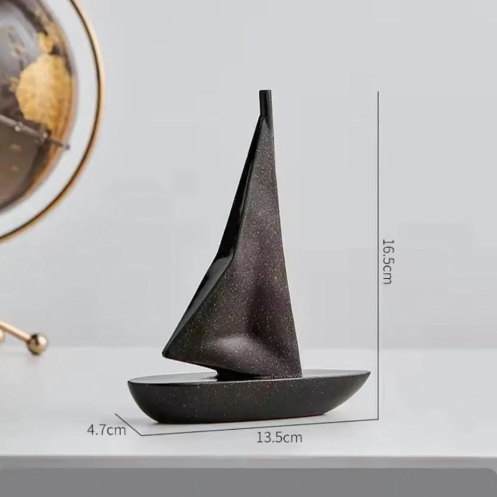 Celestial Drift Sailboat Decor — product feature detail