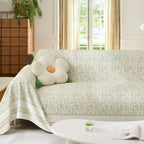 Sahara Sketch Chenille Sofa Cover — product close-up