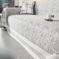 Sahara Sketch Chenille Sofa Cover — size and scale reference