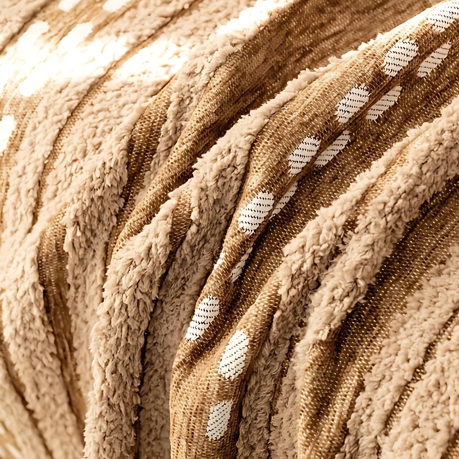 Sahara Style Plush Boho Sofa Cover Blanket — product in use