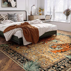 Savage Grace Tiger Tapestry Carpet Rug — alternate angle view