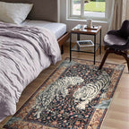 Savage Grace Tiger Tapestry Carpet Rug — product close-up